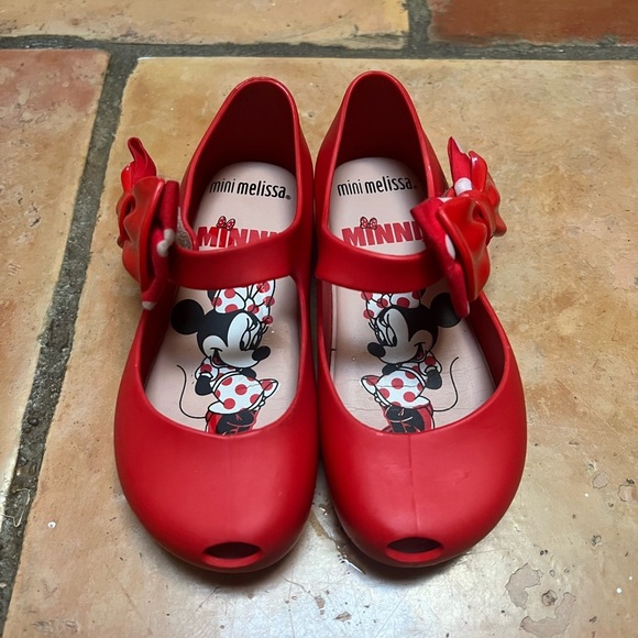 Minnie Mouse Mini Melissa Shoes - Picture 1 of 7